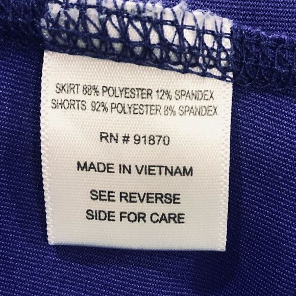 NWOT Pebble Beach Performance Geometric Printed Golf Tennis Skirt Skort  Sz L - Picture 9 of 9